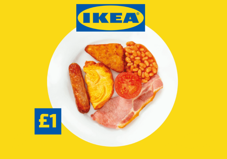£1 ikea breakfast