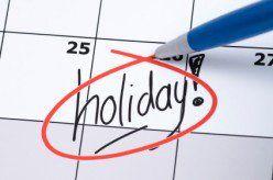 holiday timing