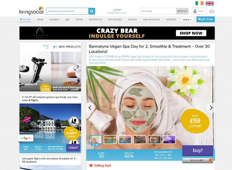 livingsocial deal website