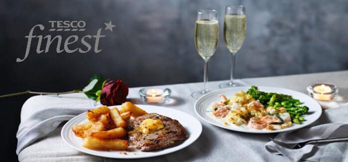 tesco valentines meal deal