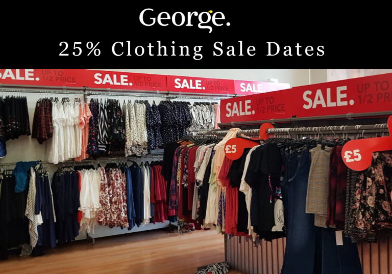 25% off Clothes at Asda