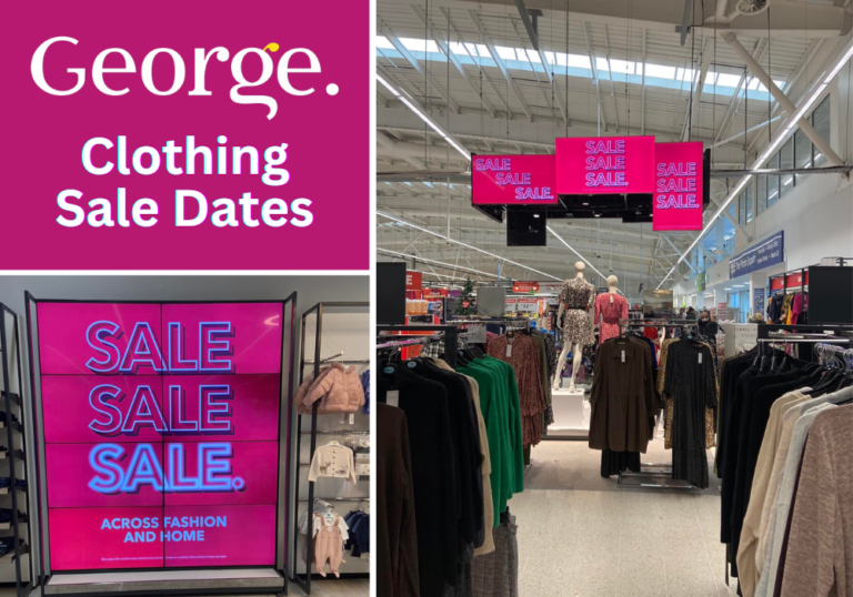 Asda clothing sale dates