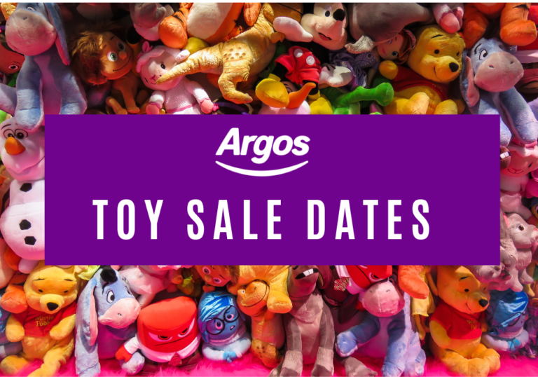 Argos Toy Sale Dates