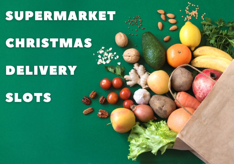 Christmas Delivery Slot Dates