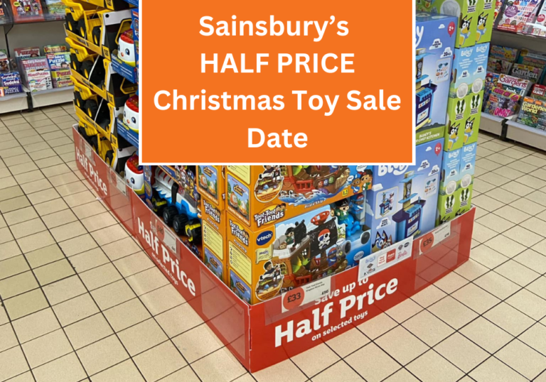 Sainsburys Christmas Toy Sale Date