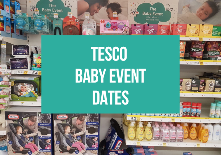 Tesco Baby Event Dates